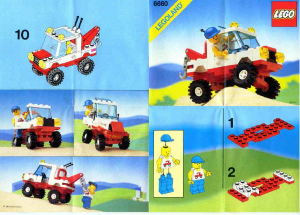 Manuale Lego set 6660 Town Carro attrezzi