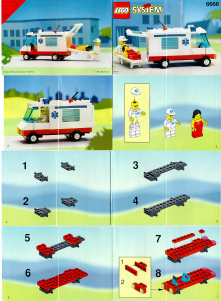 Bruksanvisning Lego set 6666 Town Ambulans