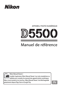 Mode d’emploi Nikon D5500 Appareil photo numérique