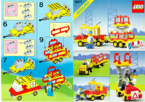 Manual de uso Lego set 6671 Town Plataforma