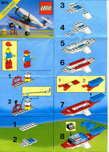 Bruksanvisning Lego set 6673 Town Sportflygplan