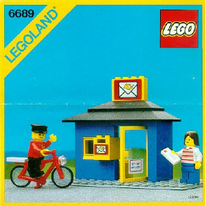 Bedienungsanleitung Lego set 6689 Town Postamt