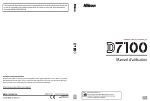 Mode d’emploi Nikon D7100 Appareil photo numérique