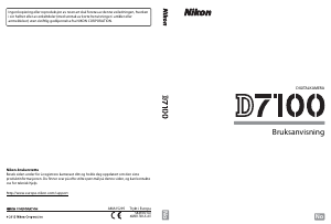 Bruksanvisning Nikon D7100 Digitalkamera