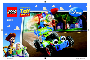 Mode d’emploi Lego set 7590 Toy Story La course en voiture de Buzz et Woody