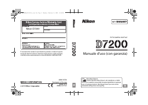 Manuale Nikon D7200 Fotocamera digitale
