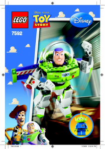 Mode d’emploi Lego set 7592 Toy Story Figurine Buzz l'éclair à construire