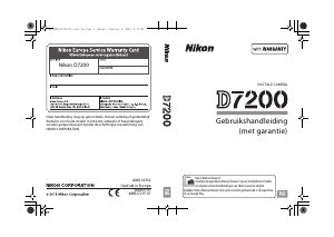 Handleiding Nikon D7200 Digitale camera