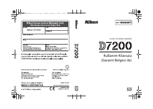 Kullanım kılavuzu Nikon D7200 Dijital kamera