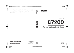Hướng dẫn sử dụng Nikon D7200 Máy ảnh kỹ thuật số