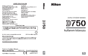 Instrukcja Nikon D750 Aparat cyfrowy