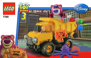 Manual Lego set 7789 Toy Story Lotsos dump truck