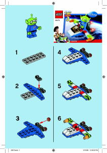 Manual de uso Lego set 30070 Toy Story Nave espacial de Alien