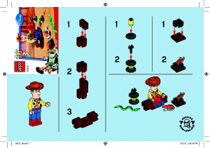 Manuale Lego set 30072 Toy Story Fuoco da campo di Woody