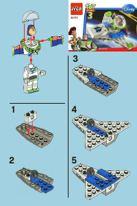 Manuale Lego set 30073 Toy Story Buzz's mini ship