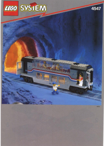 Manual de uso Lego set 4547 Trains Vagón de dos pisos