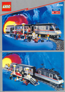 Bruksanvisning Lego set 4558 Trains Intercity express