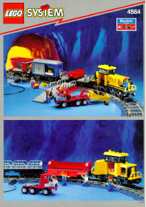 Manual Lego set 4564 Trains Freight rail runner