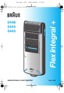 Manual de uso Braun 5446 Flex Integral+ Afeitadora
