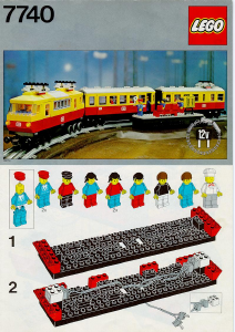 Bruksanvisning Lego set 7740 Trains Intercity tåg