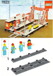 Manuale Lego set 7822 Trains Stazione ferroviaria