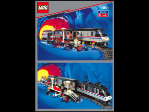 Manuale Lego set 10001 Trains Treno intercity