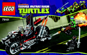 Mode d’emploi Lego set 79101 Turtles La moto Dragon de Shredder