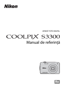 Manual Nikon Coolpix S3300 Cameră digitală