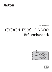 Bruksanvisning Nikon Coolpix S3300 Digitalkamera