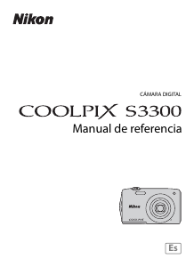 Manual de uso Nikon Coolpix S3300 Cámara digital