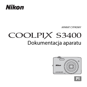 Instrukcja Nikon Coolpix S3400 Aparat cyfrowy