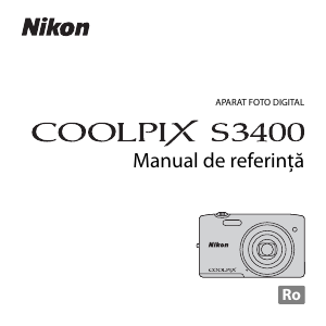 Manual Nikon Coolpix S3400 Cameră digitală