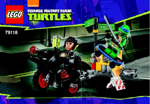 Manual Lego set 79118 Turtles Karai bike escape