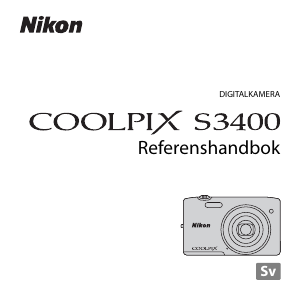 Bruksanvisning Nikon Coolpix S3400 Digitalkamera