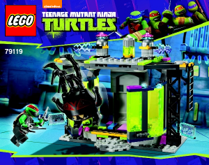 Manual de uso Lego set 79119 Turtles Cámara de mutación fuera de control