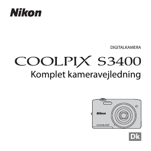Brugsanvisning Nikon Coolpix S3400 Digitalkamera