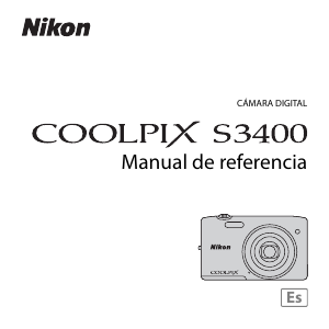 Manual de uso Nikon Coolpix S3400 Cámara digital