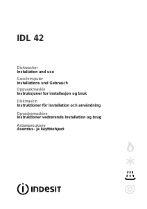 Manual Indesit IDL 42 SK Dishwasher