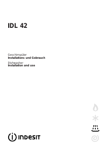 Handleiding Indesit IDL 42 DE Vaatwasser