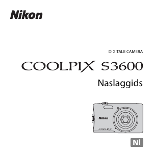 Handleiding Nikon Coolpix S3600 Digitale camera