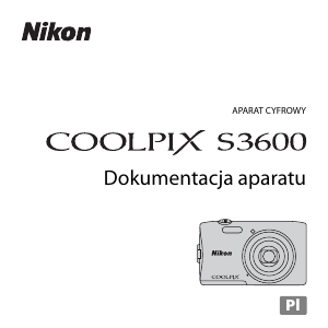 Instrukcja Nikon Coolpix S3600 Aparat cyfrowy
