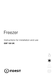 Manual Indesit GSF 120 I INDESIT UK Freezer