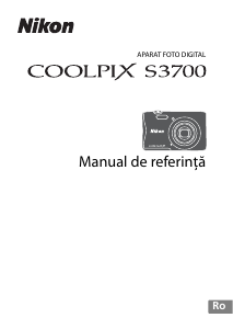 Manual Nikon Coolpix S3700 Cameră digitală