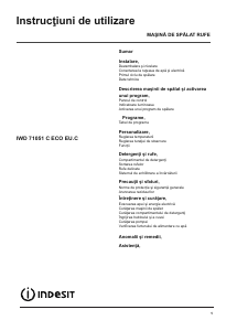 Manual Indesit IWD 71051 CECO EU.C Mașină de spălat