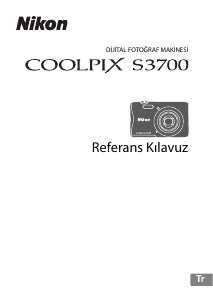 Kullanım kılavuzu Nikon Coolpix S3700 Dijital kamera