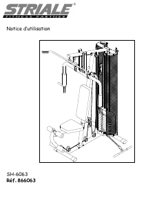 Mode d’emploi Striale SH-6063 Appareil de musculation