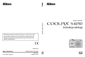 Instrukcja Nikon Coolpix S4150 Aparat cyfrowy