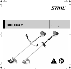 Manual Stihl FS 80 Aparador de relva