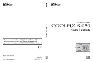 Manuál Nikon Coolpix S4150 Digitální fotoaparát
