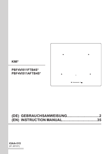 Manual Amica KMI 13290 F Hob